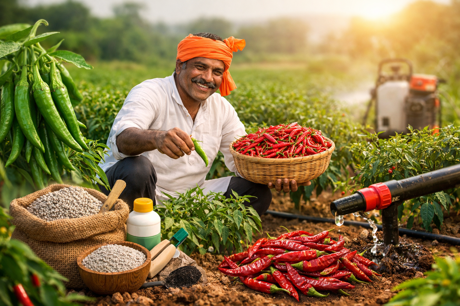 ಮೆಣಸಿನಕಾಯಿ ಬೆಳೆ